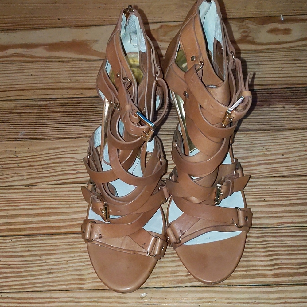 Michael Kors Light brown leather heels